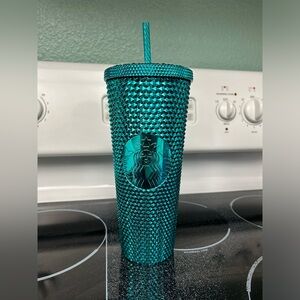 Starbucks Blue Metallic Tumbler